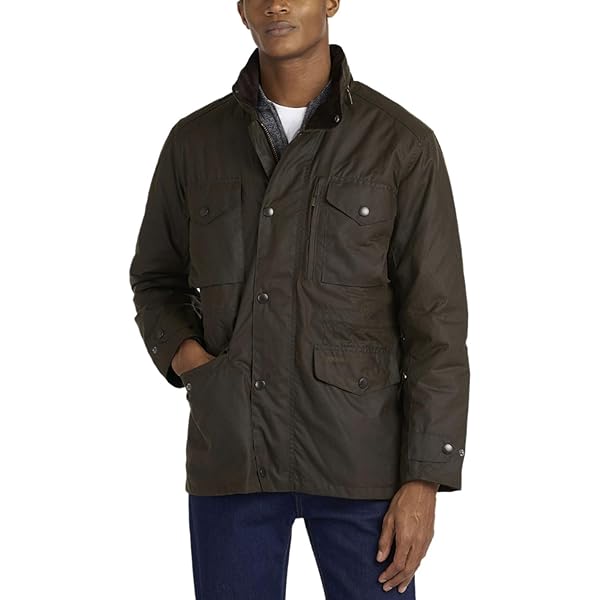 Barbour Men's Hobson Fleece Jacket, Olive (Large) at Amazon Men's